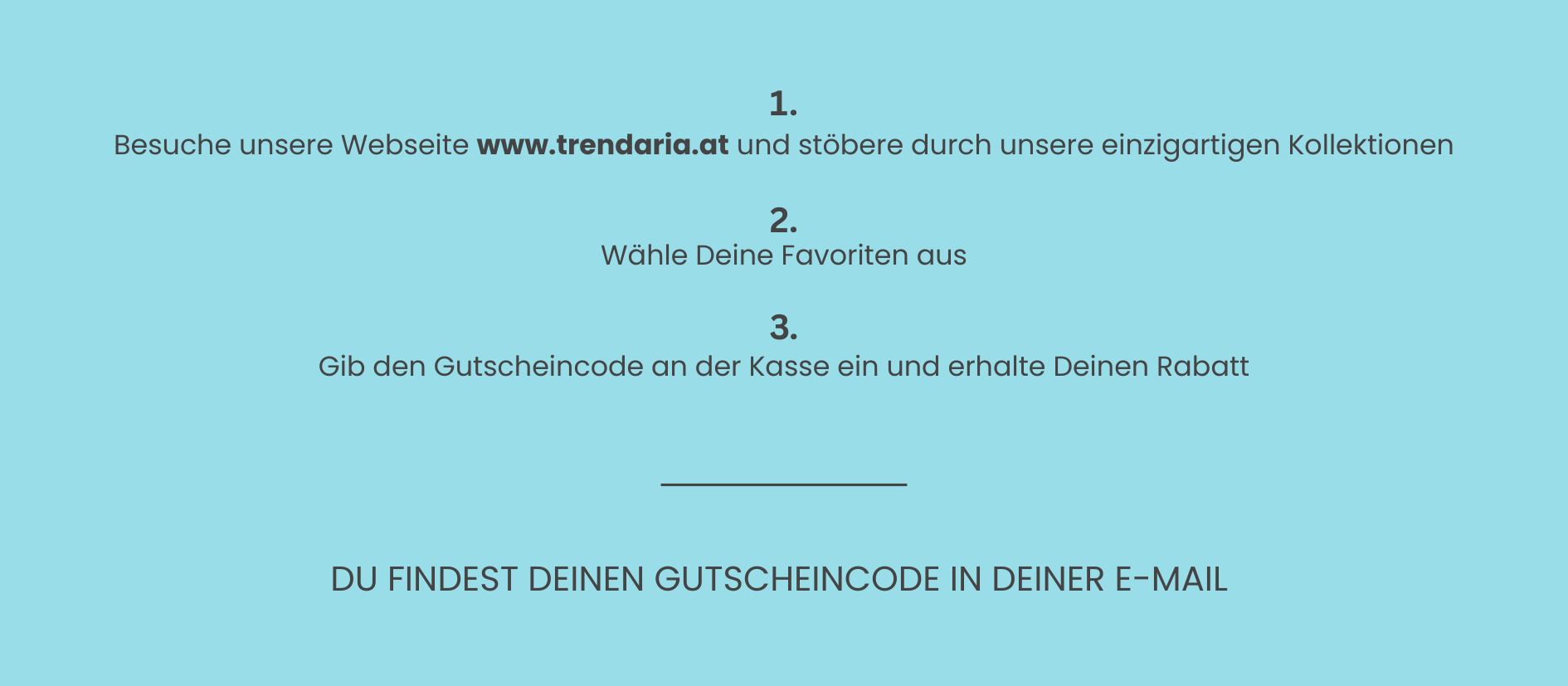 TRENDARIA GUTSCHEIN B