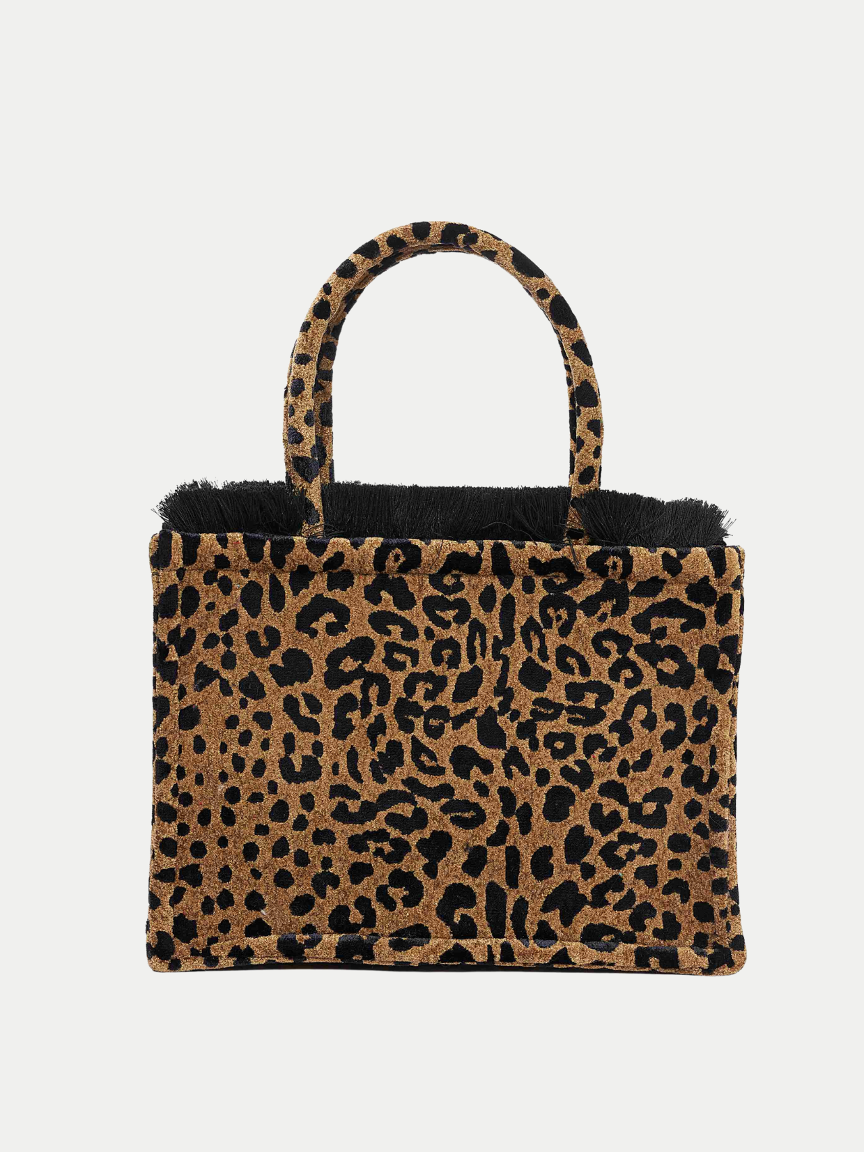 Handtasche Sorena Leopard Velvet Brown Medium Tote