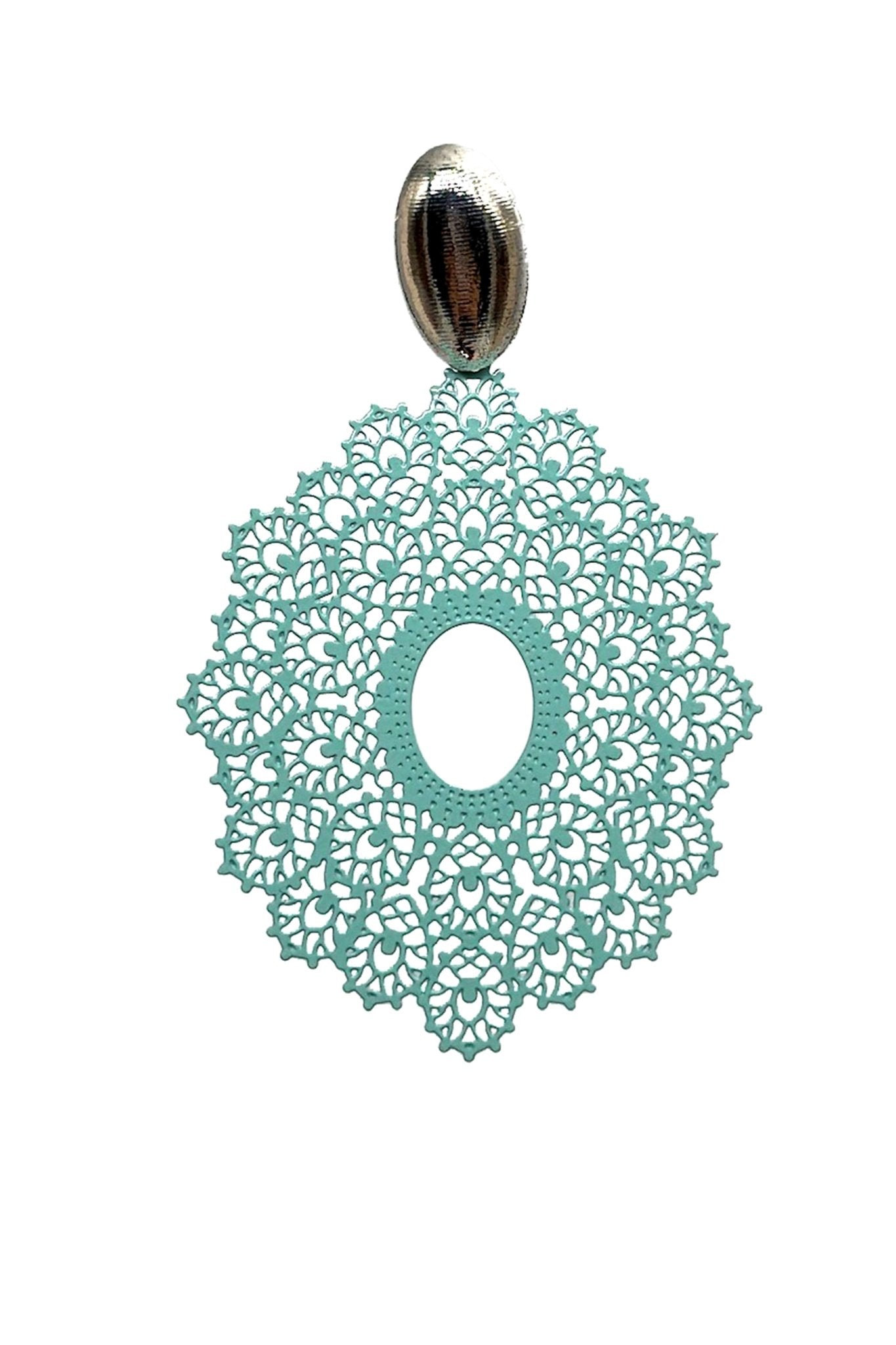 Light Metal Pattern Turquoise - Trendaria