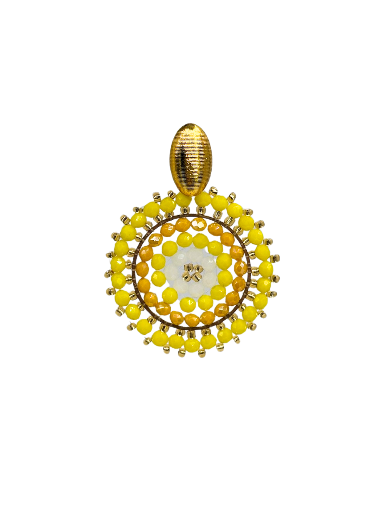Glitzer Ohrringe Infinite Glam Lemon
