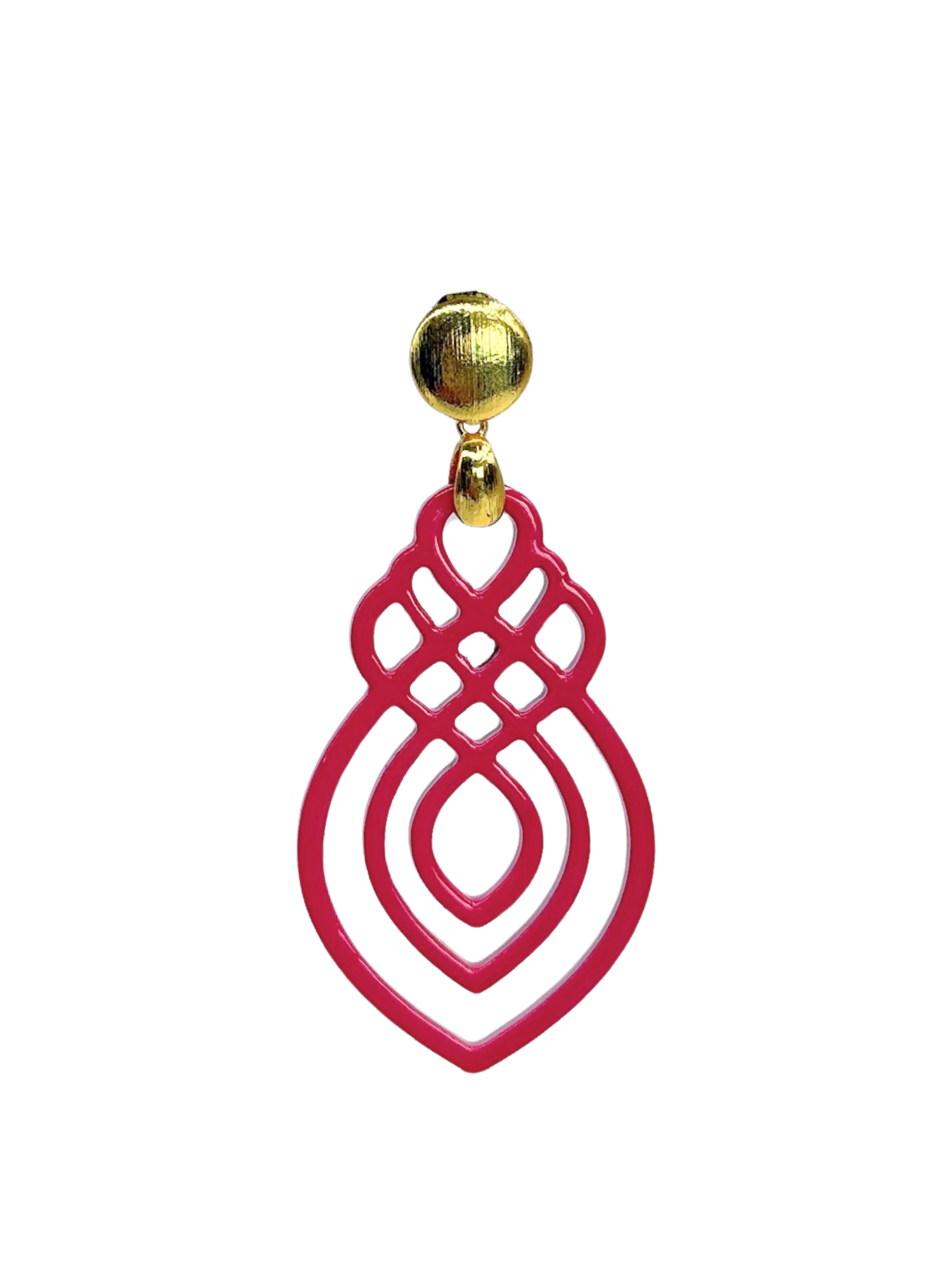 Horn Ohrringe Eloise Pink