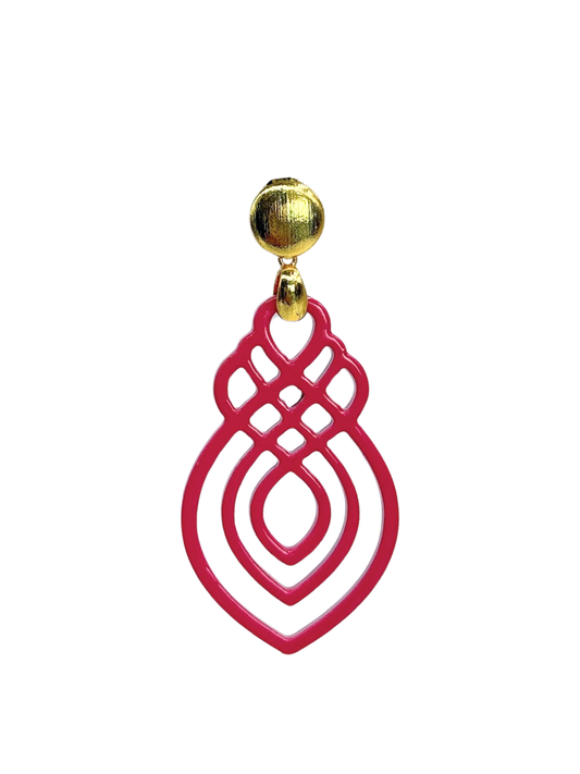 Horn Ohrringe Eloise Pink