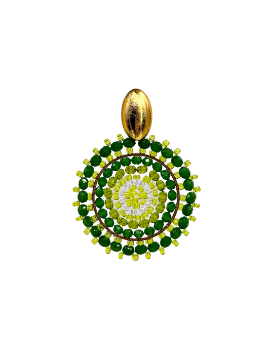 Glitzer Ohrringe Infinite Glam Lime