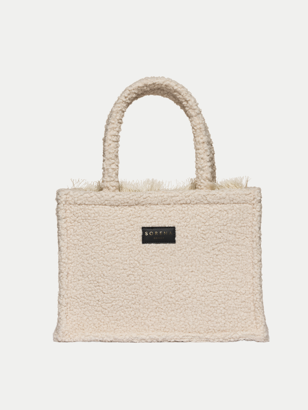 Handtasche Sorena Teddy Beige Medium Tote Bag