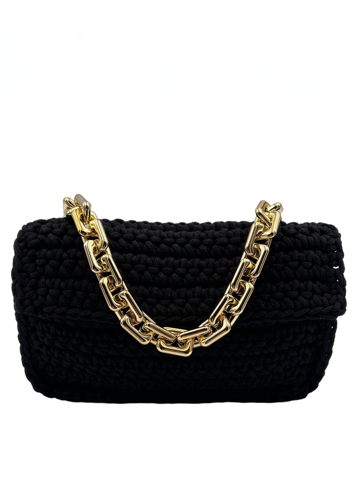 Crochetta Black Flap - Trendaria