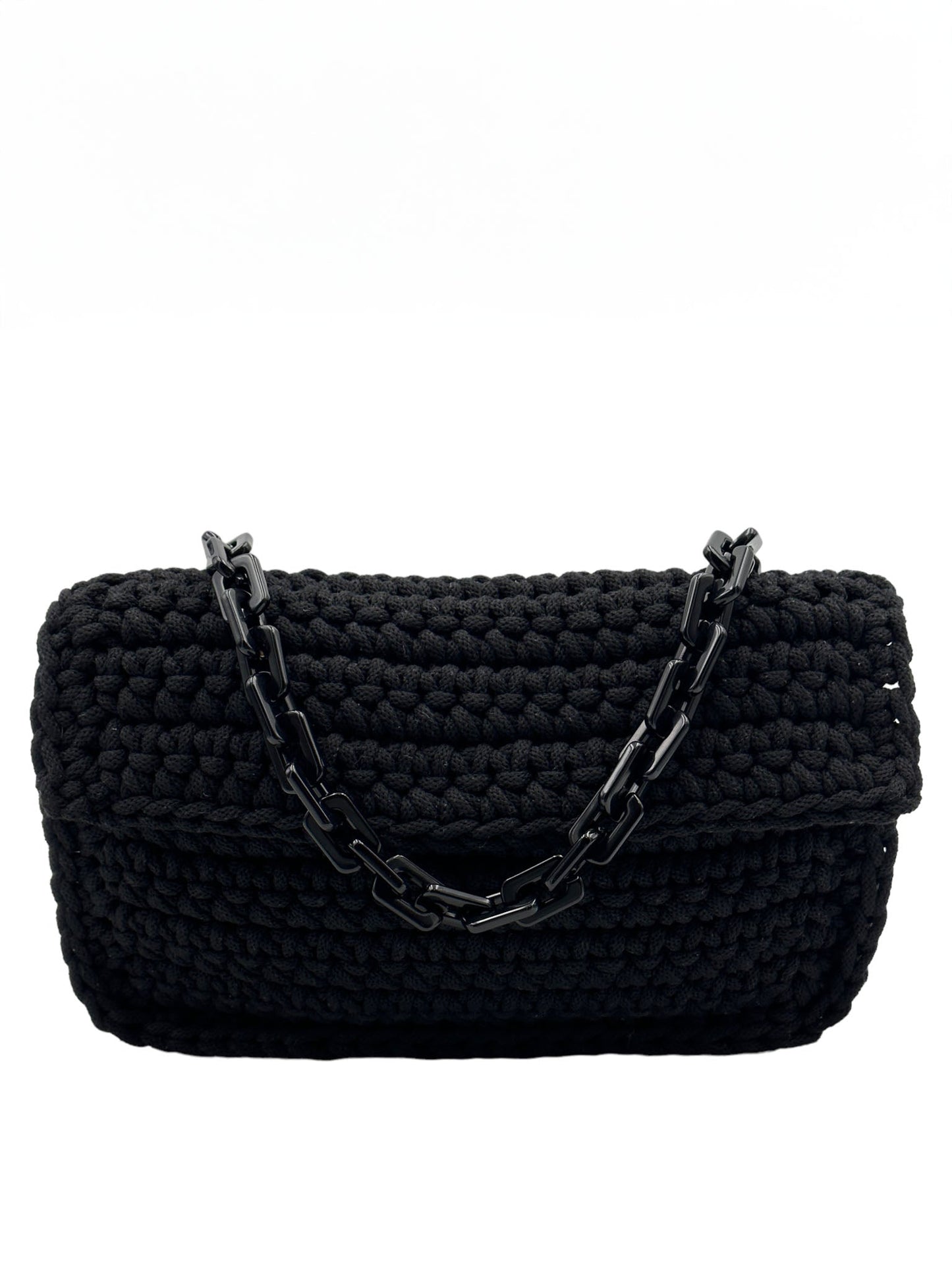 Crochetta Black Flap - Trendaria