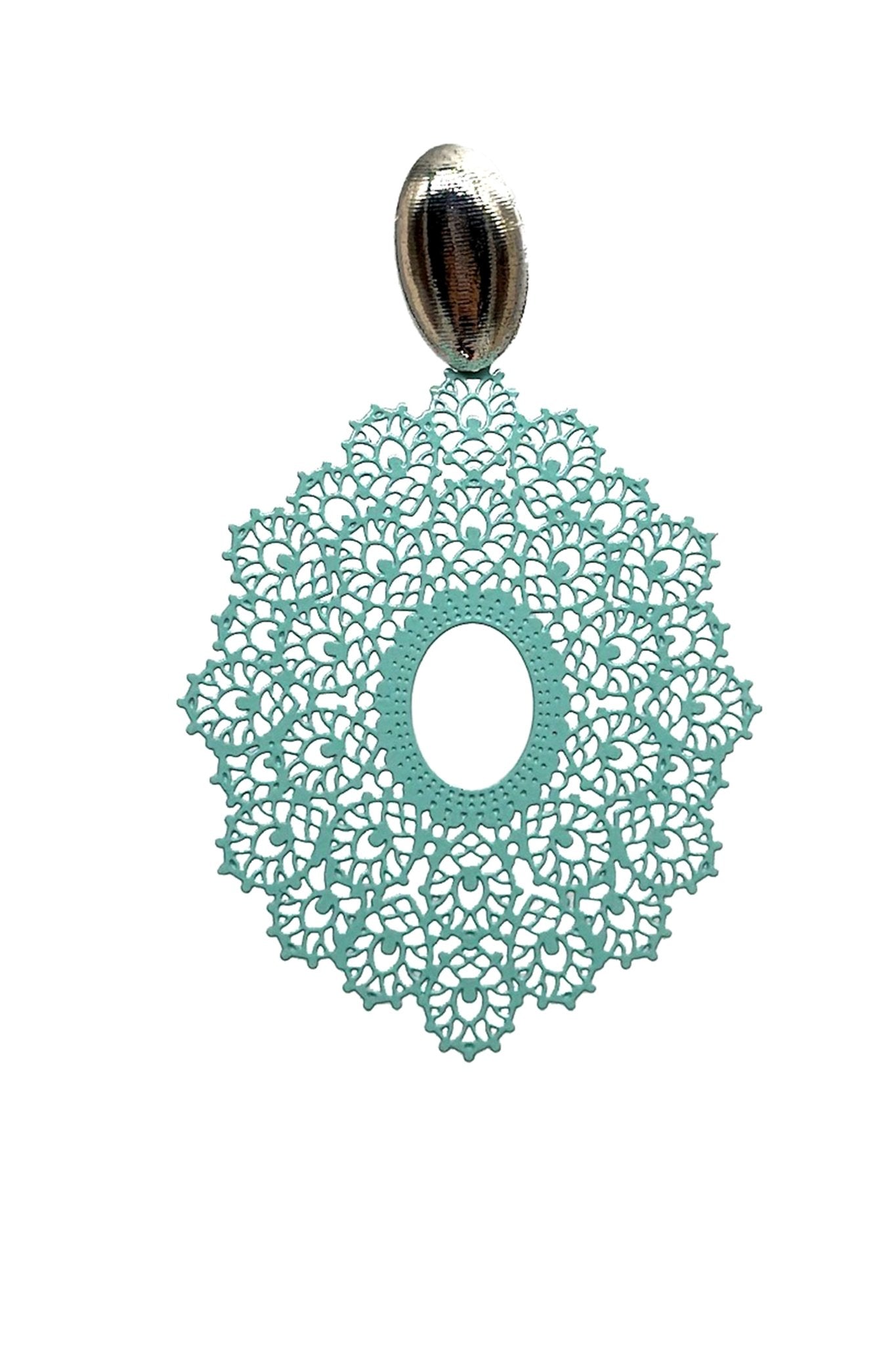 Light Metal Pattern Turquoise - Trendaria