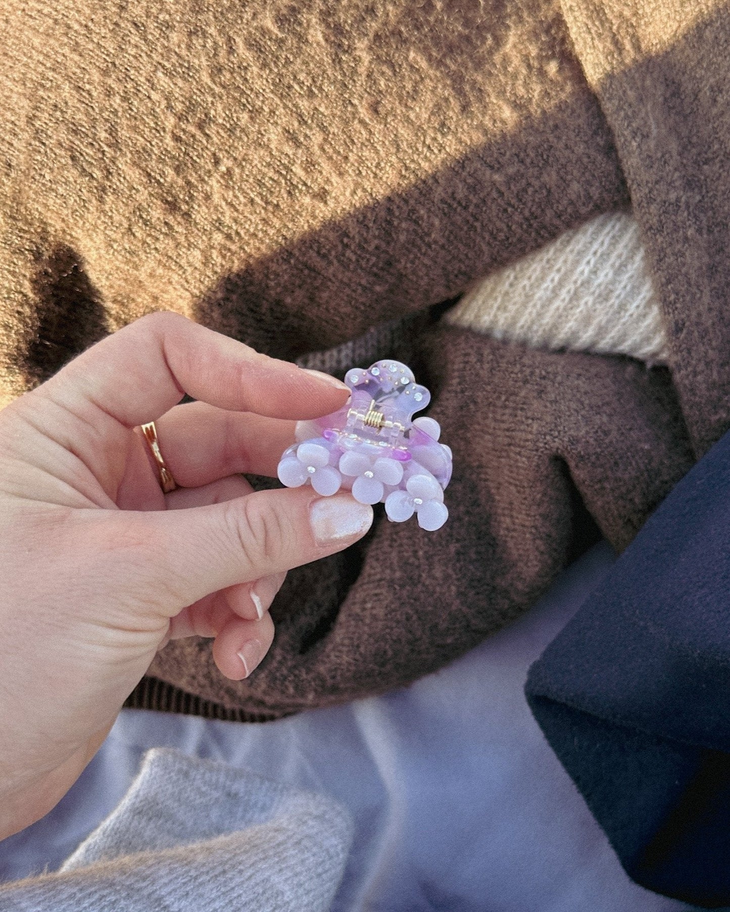 NEW Mini Lavender Flower Clip - Trendaria