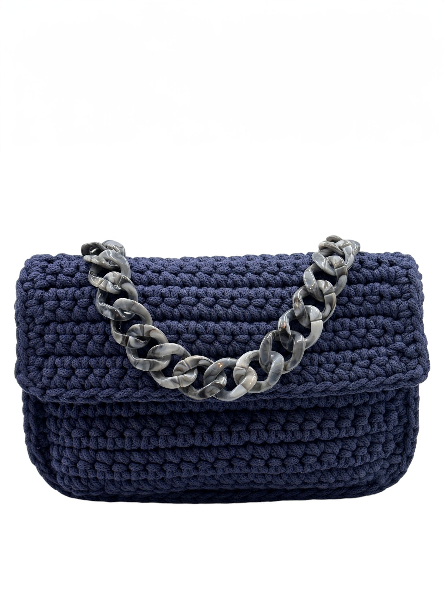 Tasche Crochetta Jeans Flap - Trendaria